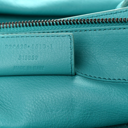 Balenciaga Veau Papier Tote Turquoise 8 of 11