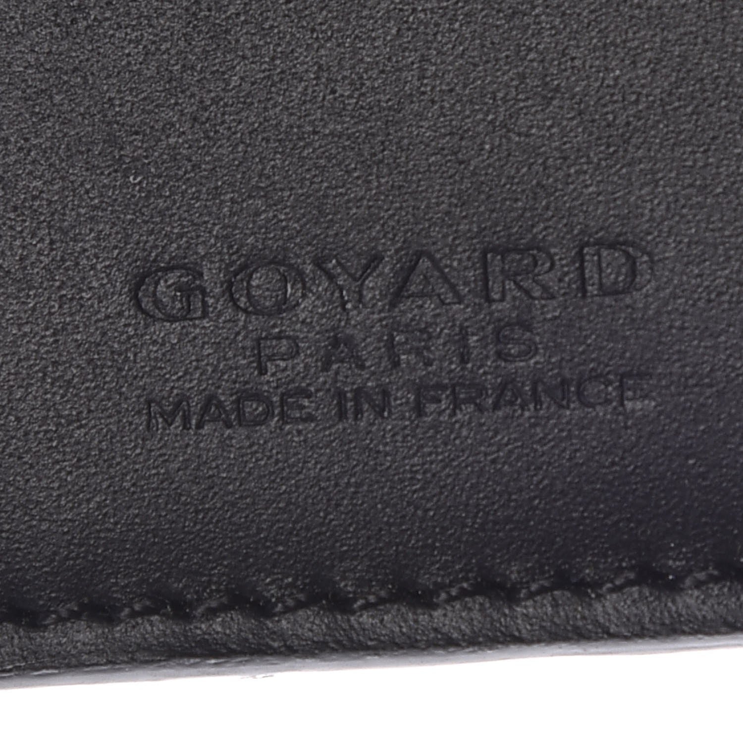 Goyard Goyardine Saint Marc Folding Card Case Black 14 of 16