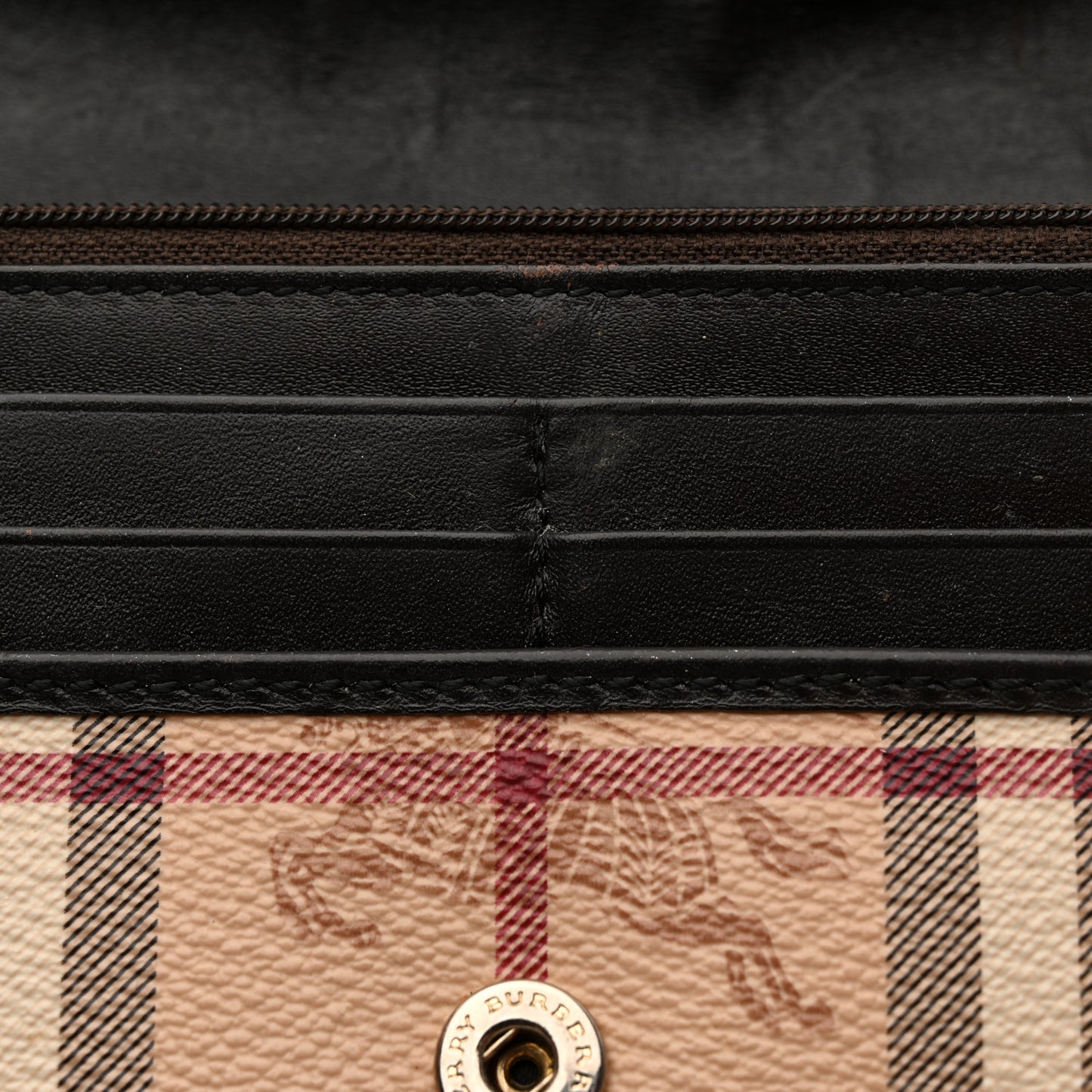 Haymarket Check Penrose Continental Wallet Brown