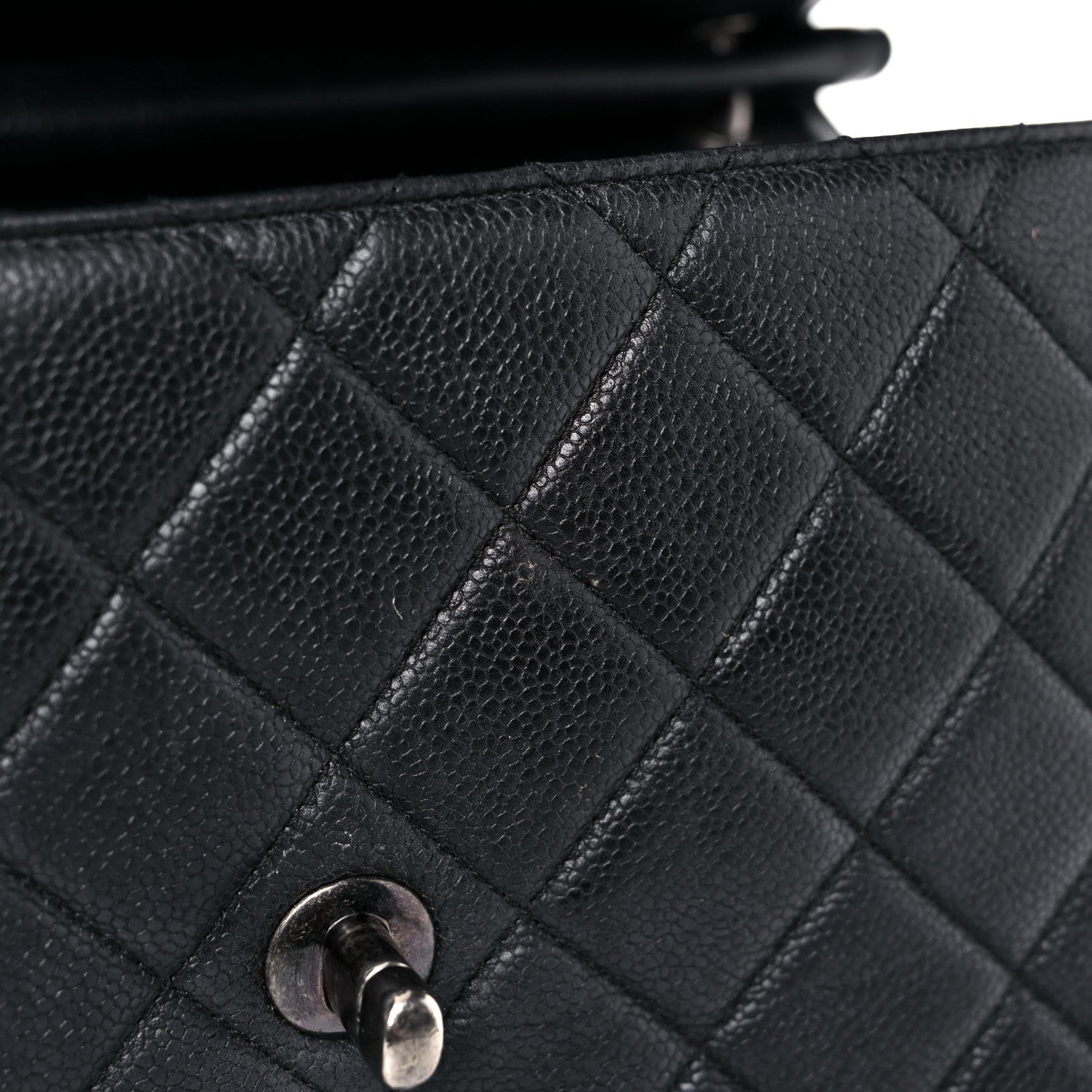 Chanel Caviar Quilted Large Retro Class Flap Black 17 of 26