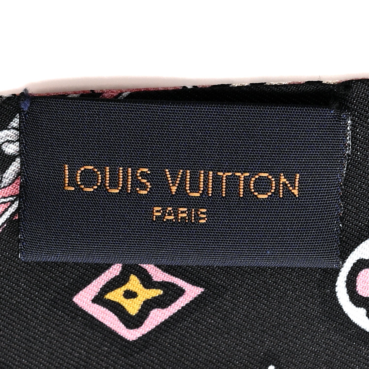 Louis Vuitton Silk Monogram Wild At Heart BB Bandeau Black 3 of 3