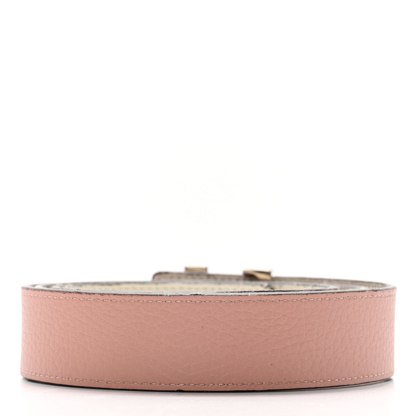 Taurillon Calfskin Monogram 30mm LV Initiales Reversible Belt 90 36 Rose Ballerine Ivory