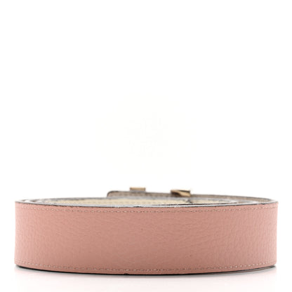 Louis Vuitton Taurillon Calfskin Monogram 30mm LV Initiales Reversible Belt 90 36 Rose Ballerine Ivory 2 of 9