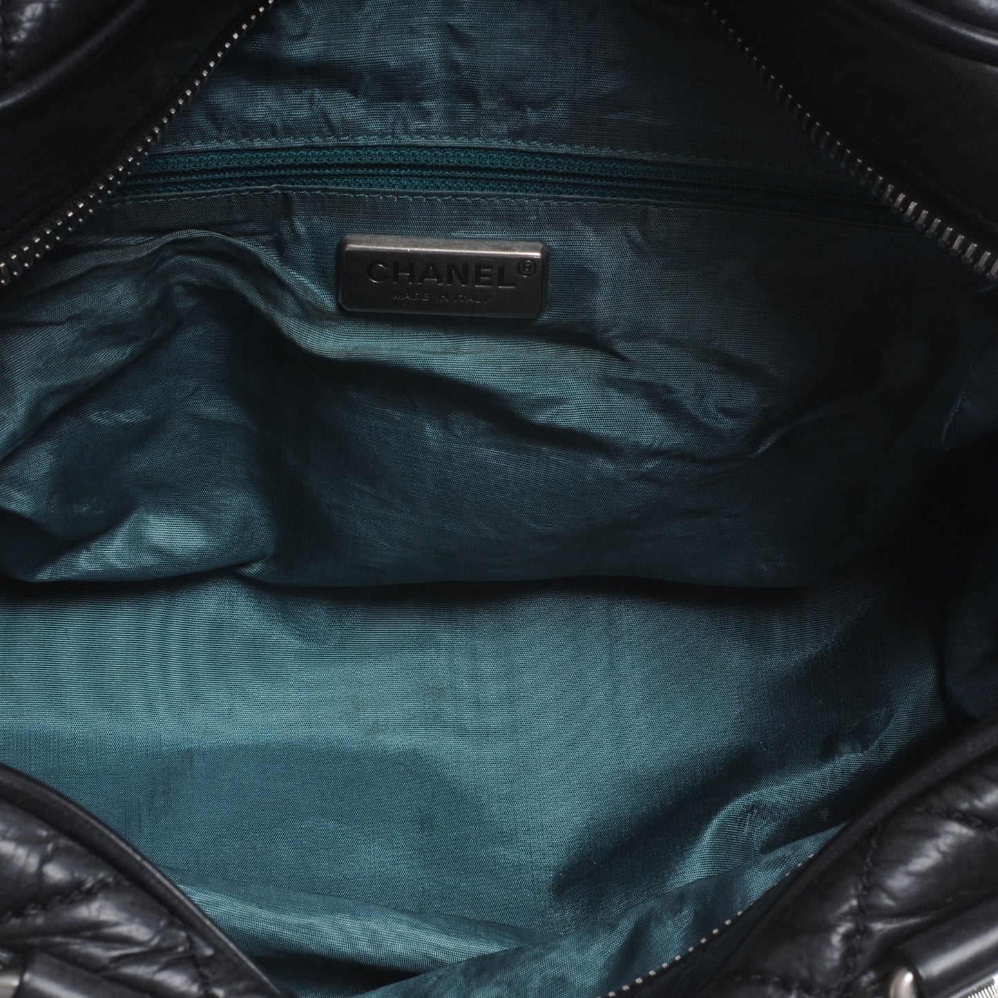 Distressed Lambskin Paris New York PNY Medium Travel Bag w Cover