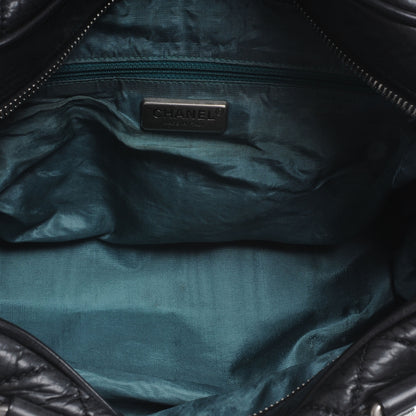 Chanel Distressed Lambskin Paris New York PNY Medium Travel Bag w Cover 6 of 8