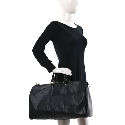 Louis Vuitton Epi Keepall 45 Black 2 of 13