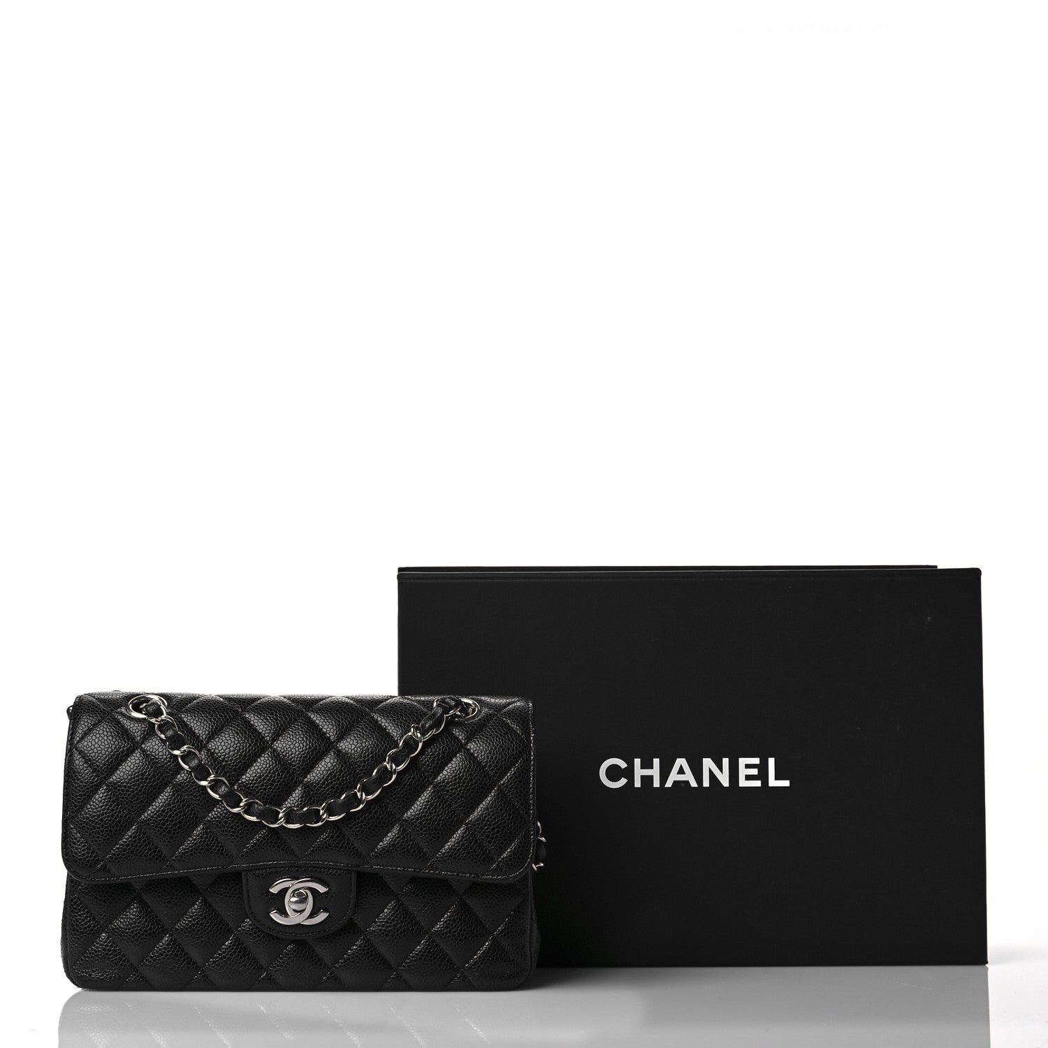 Chanel Caviar Quilted Small Double Flap Black 11 of 11