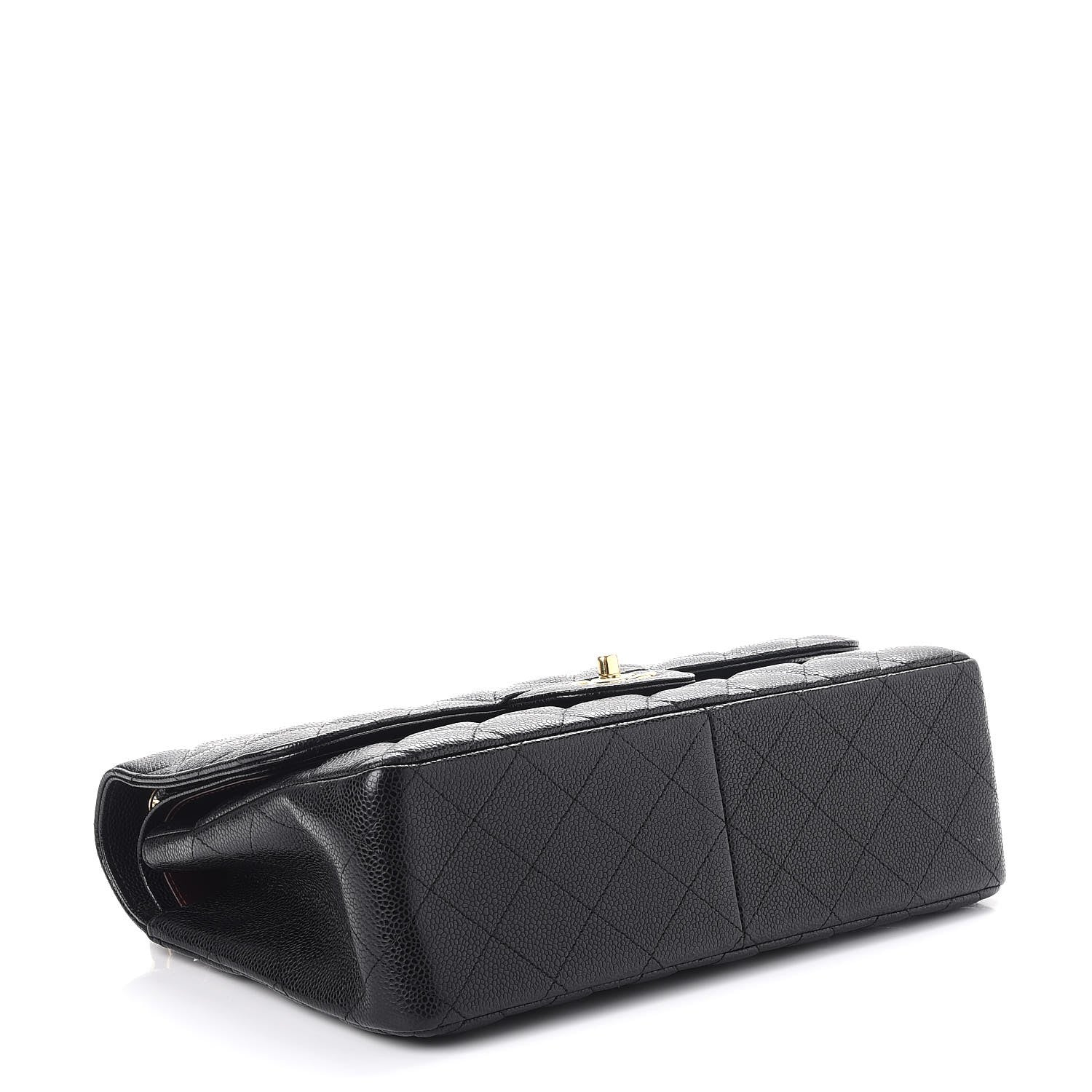 Chanel Caviar Quilted Jumbo Double Flap Black 5 of 9