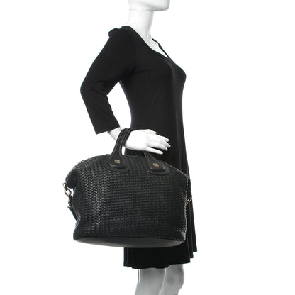 Givenchy Lambskin Woven Medium Nightingale Black 3 of 12