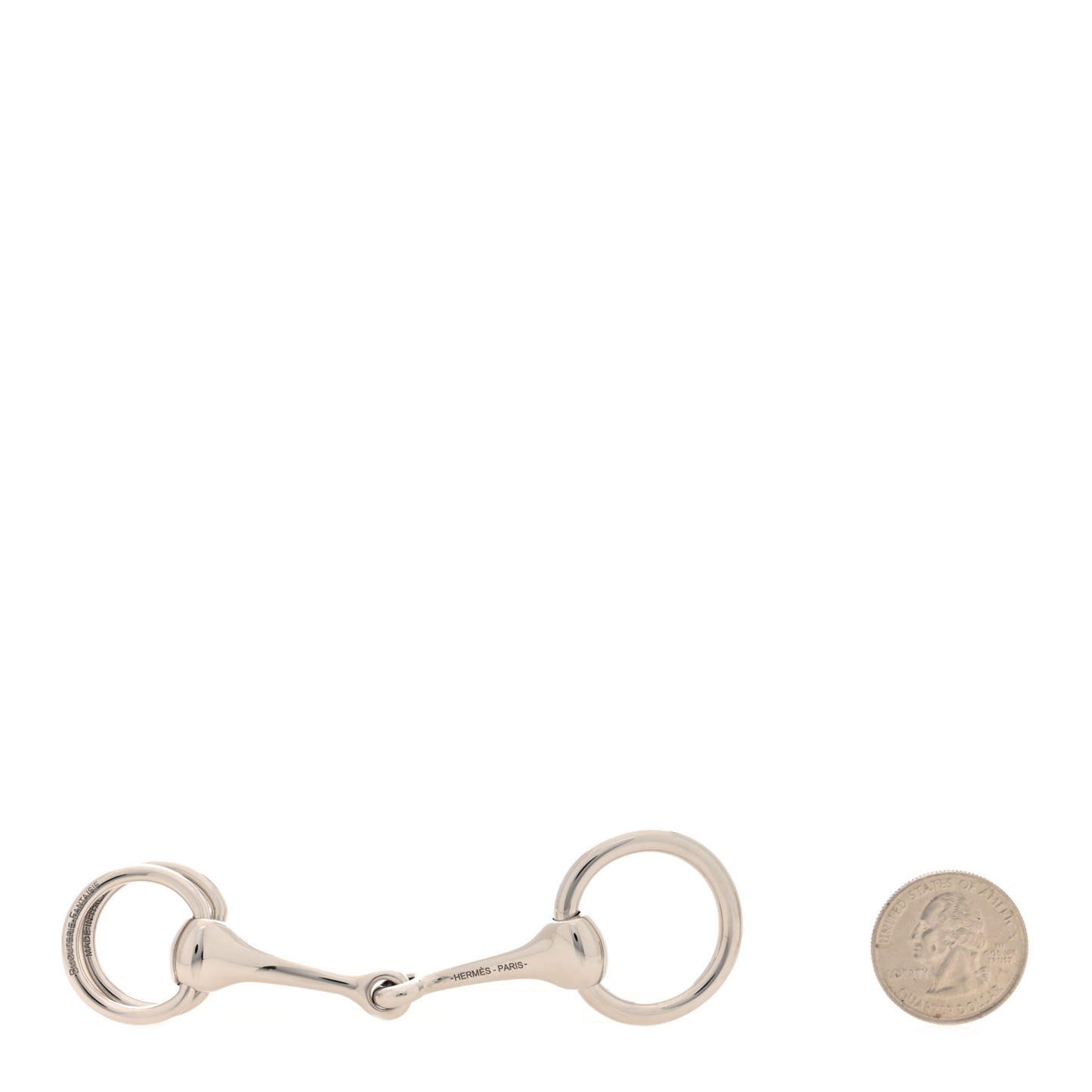 Palladium Mors Scarf Ring Gold