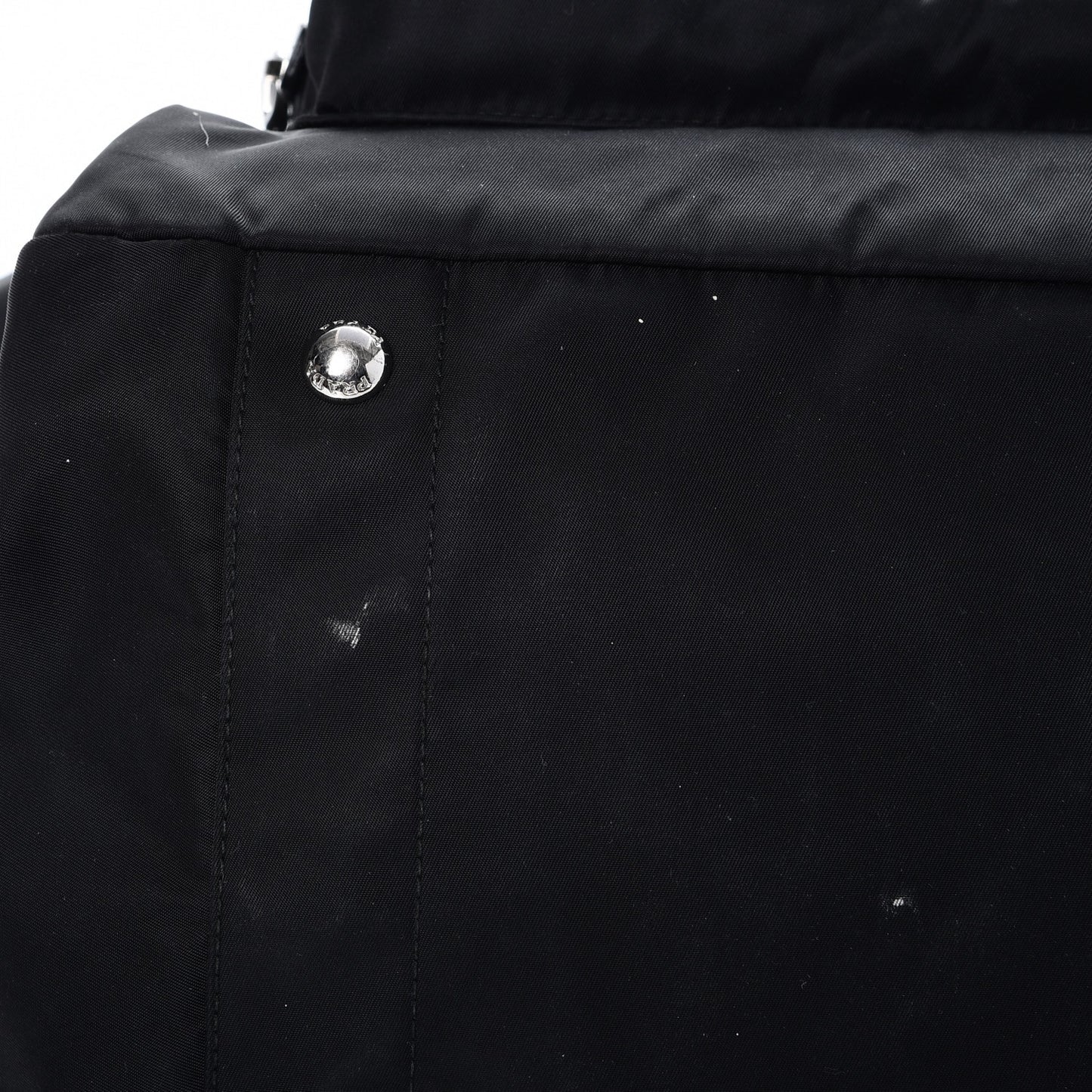 Tessuto Nylon Saffiano Diaper Bag Nero Black