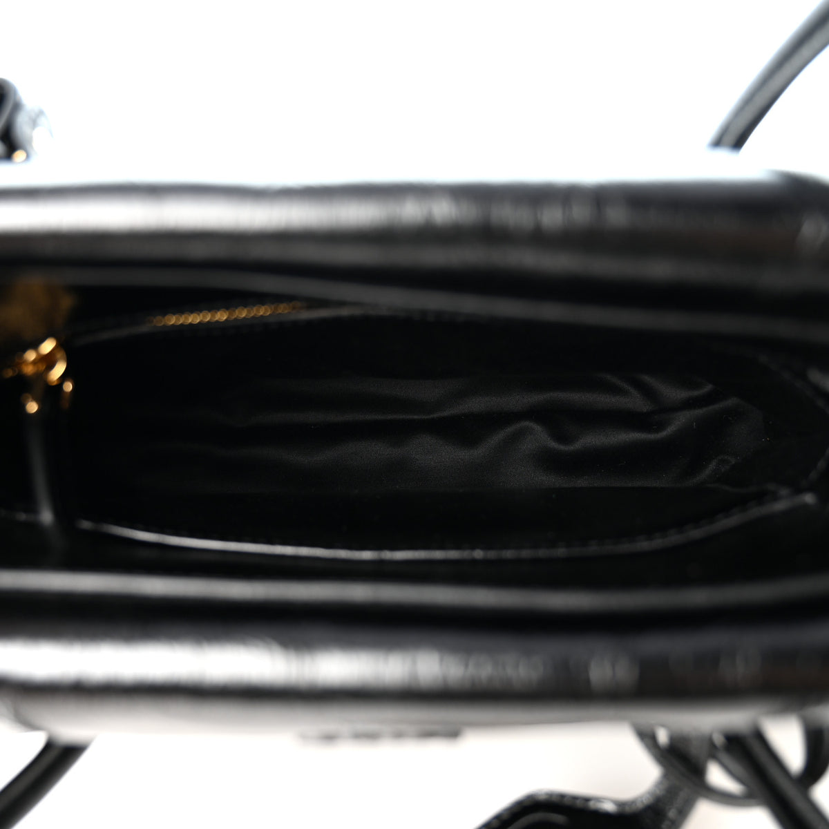 Nappa Solitaire Bag Black