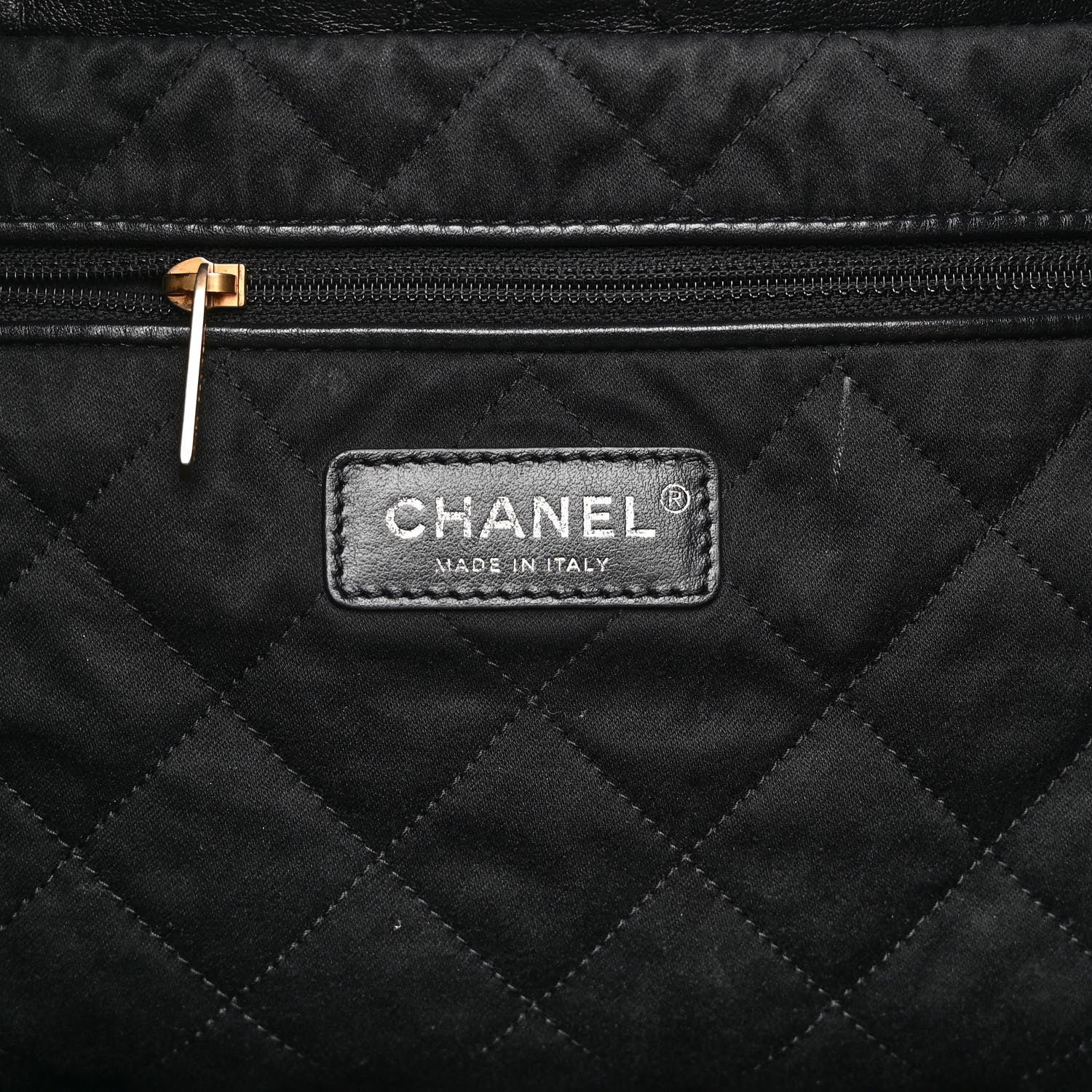 Chanel Shiny Calfskin Quilted Large Chanel 22 Black 6 of 10