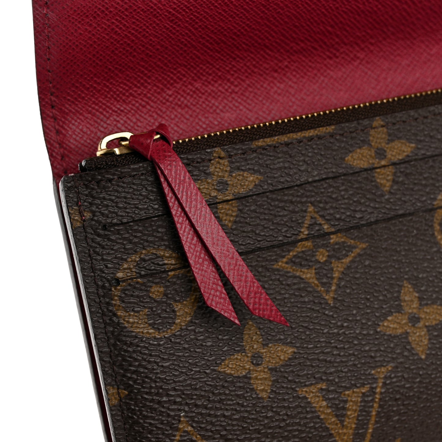 Monogram Emilie Wallet Fuchsia