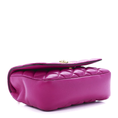 Versace Nappa Quilted Small Medusa Chain Crossbody Pink 4 of 12