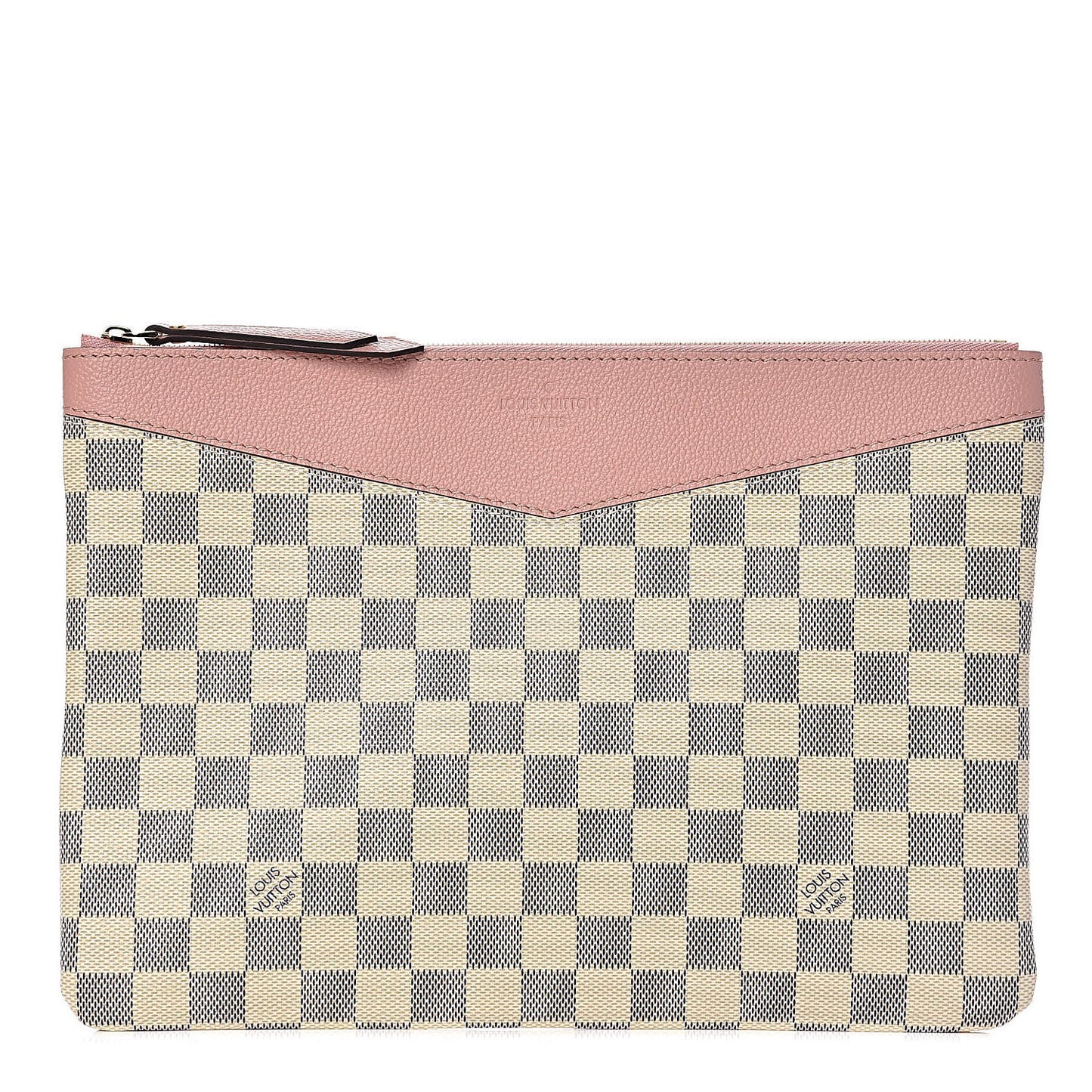 Damier Azur Daily Pouch Rose Poudre