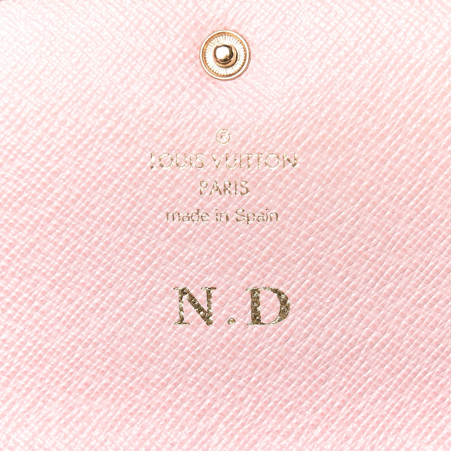Monogram Emilie Wallet Rose Ballerine
