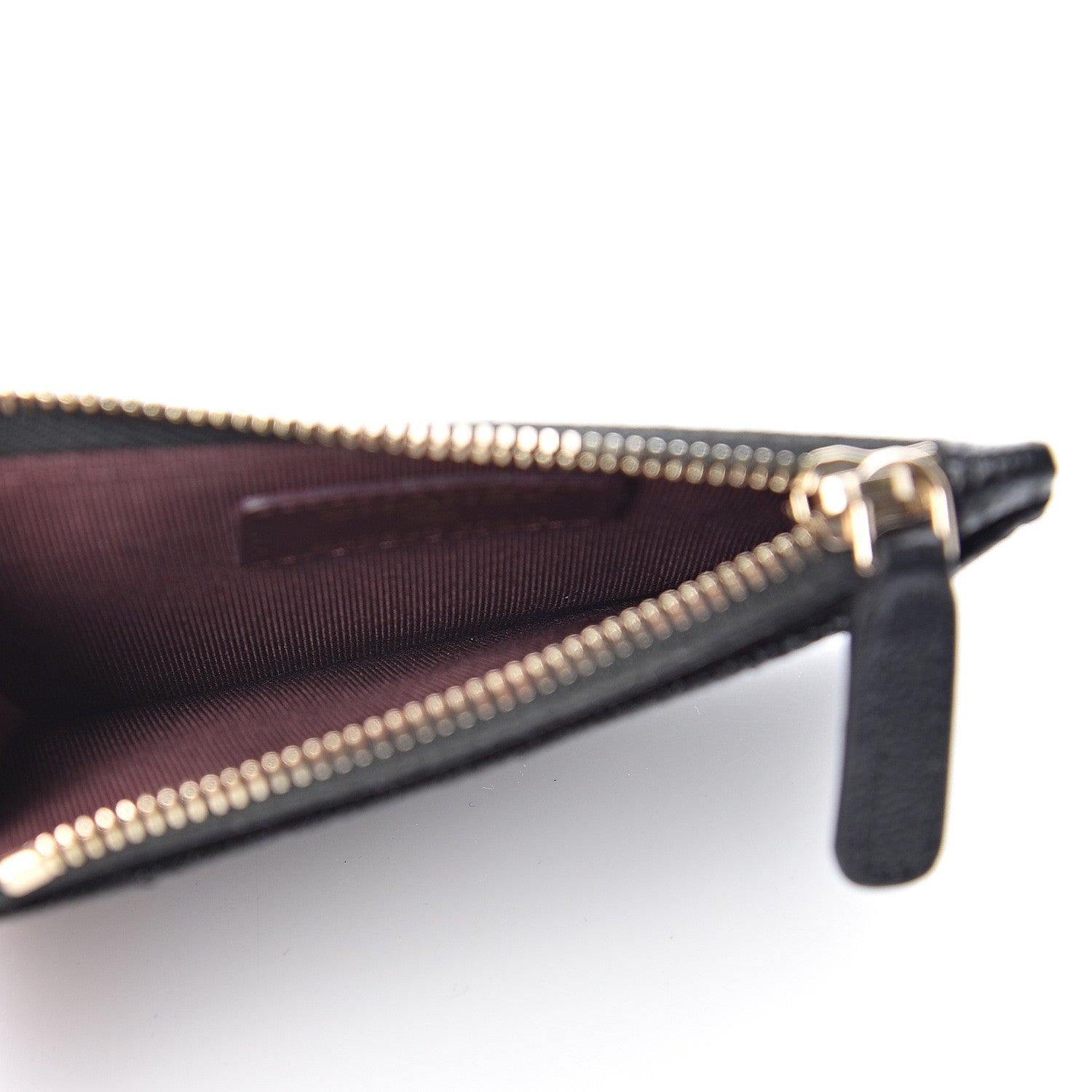 Chanel Caviar Quilted CC Zip Card Holder Black 4 of 7