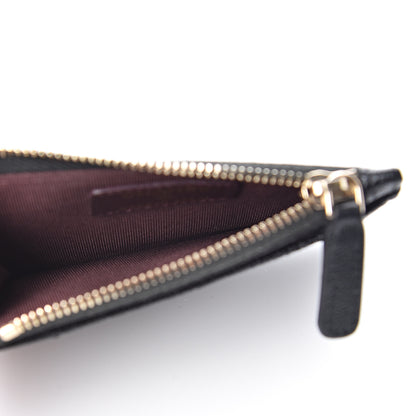 Chanel Caviar Quilted CC Zip Card Holder Black 4 of 7