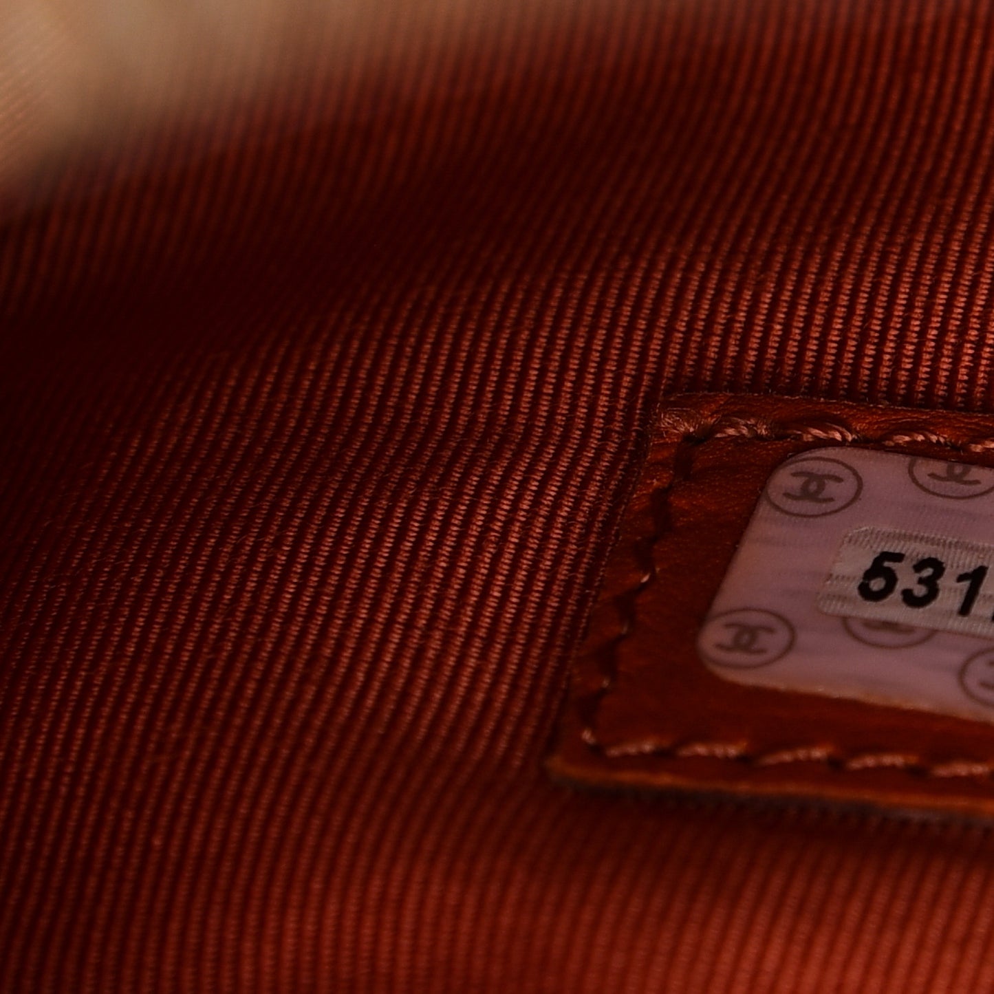 Caviar Large CC Shoulder Bag Orange