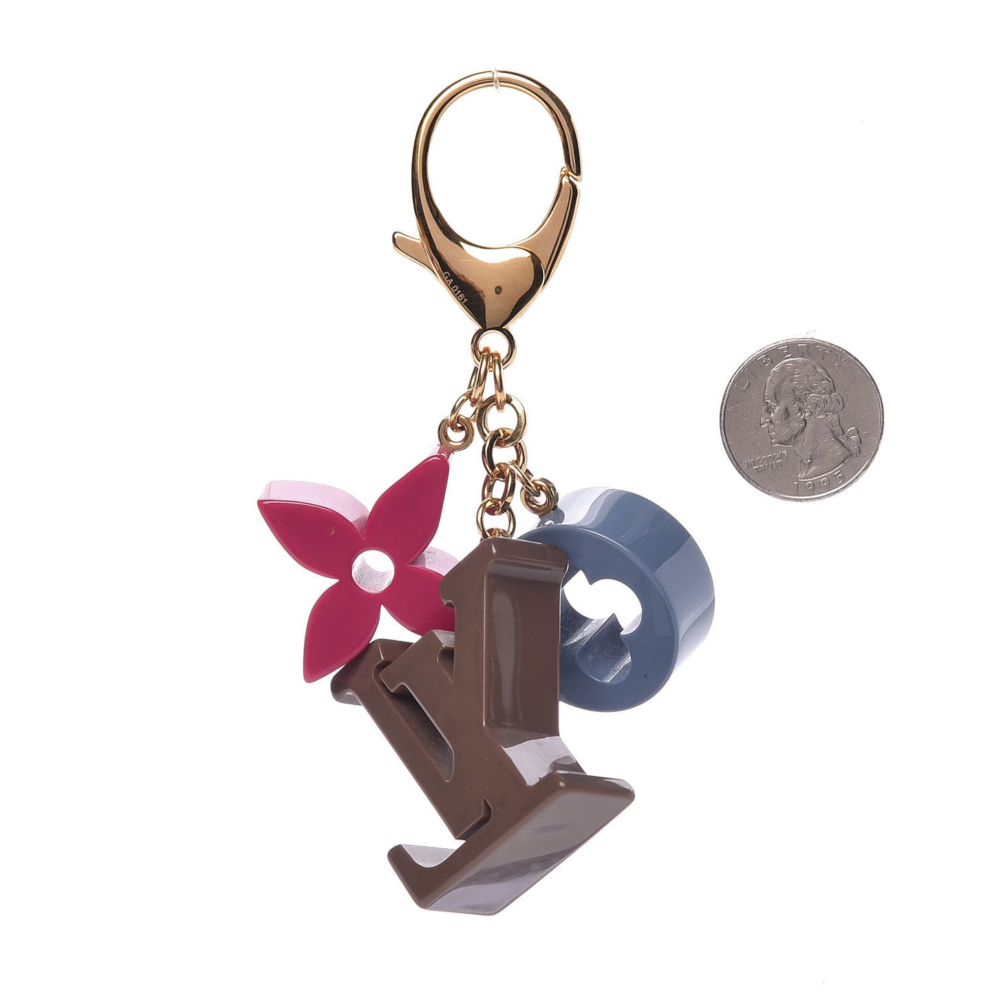 Resin Playtime Bag Charm Marron