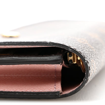 Louis Vuitton Monogram Emilie Wallet Rose Ballerine 8 of 10