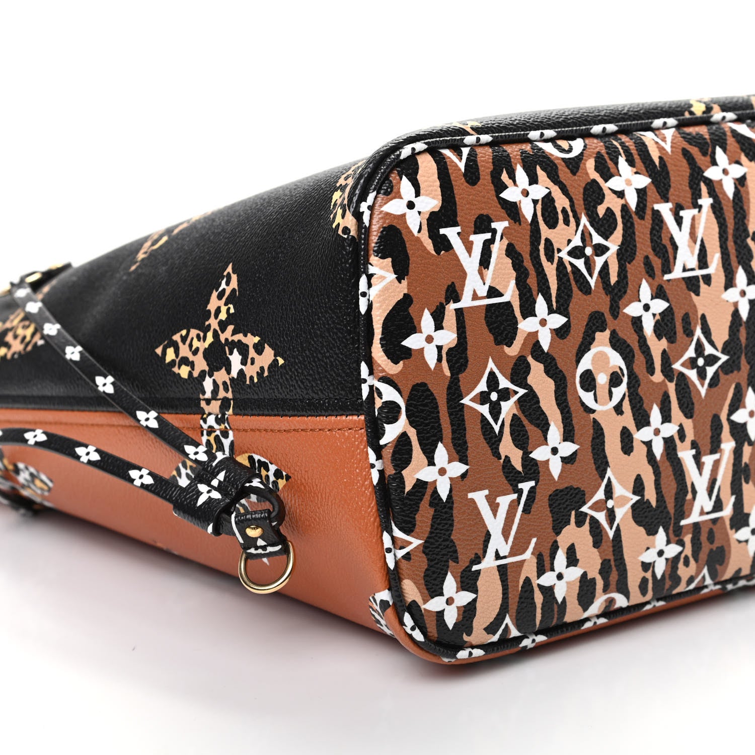 Louis Vuitton Monogram Giant Jungle Neverfull MM Black 8 of 9