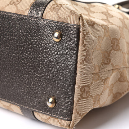 Gucci Monogram Medium Abbey Tote Dark Brown 11 of 11