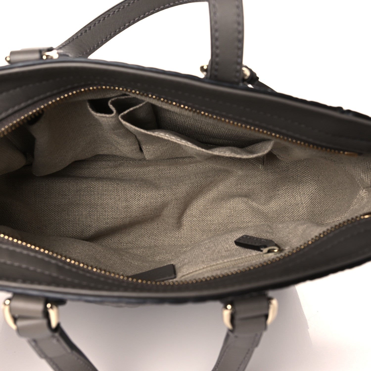 Gucci Microguccissima Small Bree Tote Graphite 5 of 11