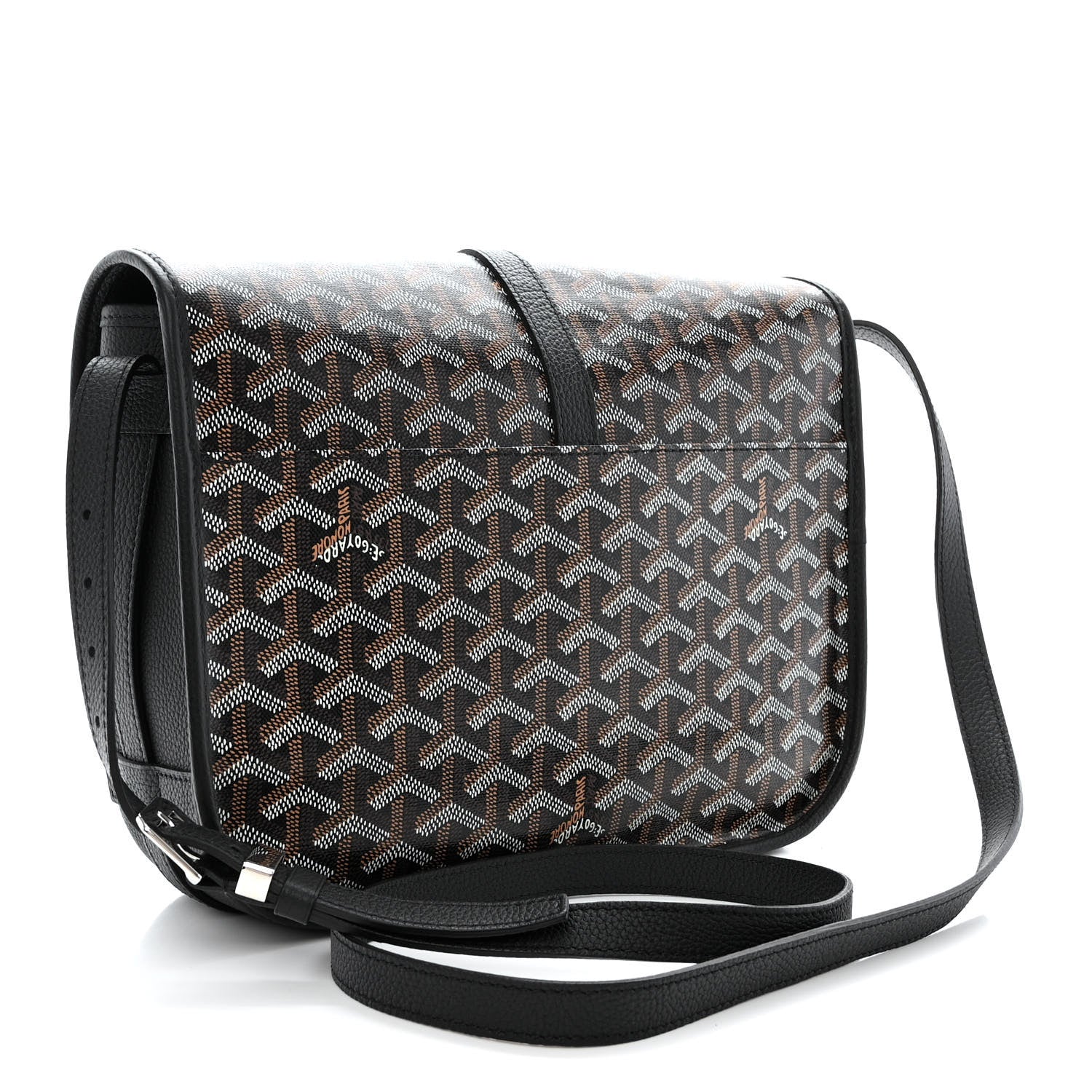 Goyard Goyardine Belvedere II MM Messenger Bag Black 3 of 9