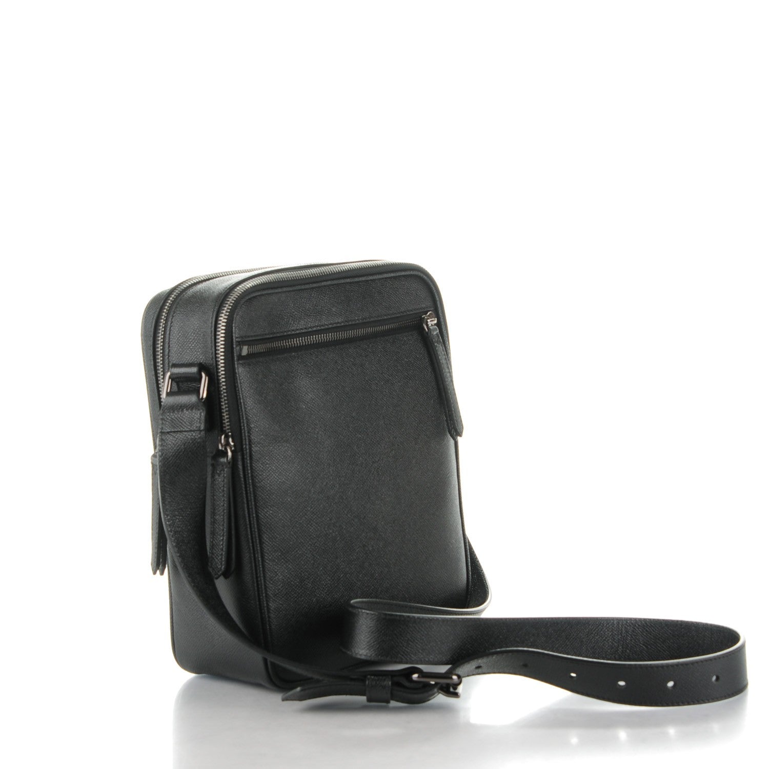 Burberry London Grainy Calfskin Messenger Bag Black 3 of 7