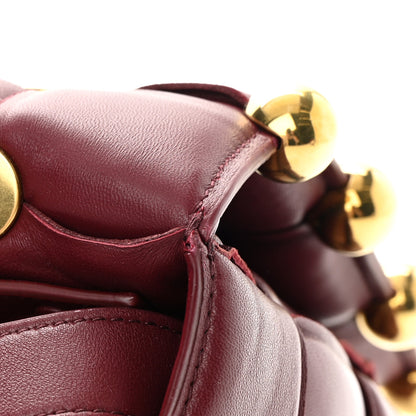 Bottega Veneta Nappa Maxi Intreccio Studded Padded Cassette Crossbody Bag Barolo 12 of 12