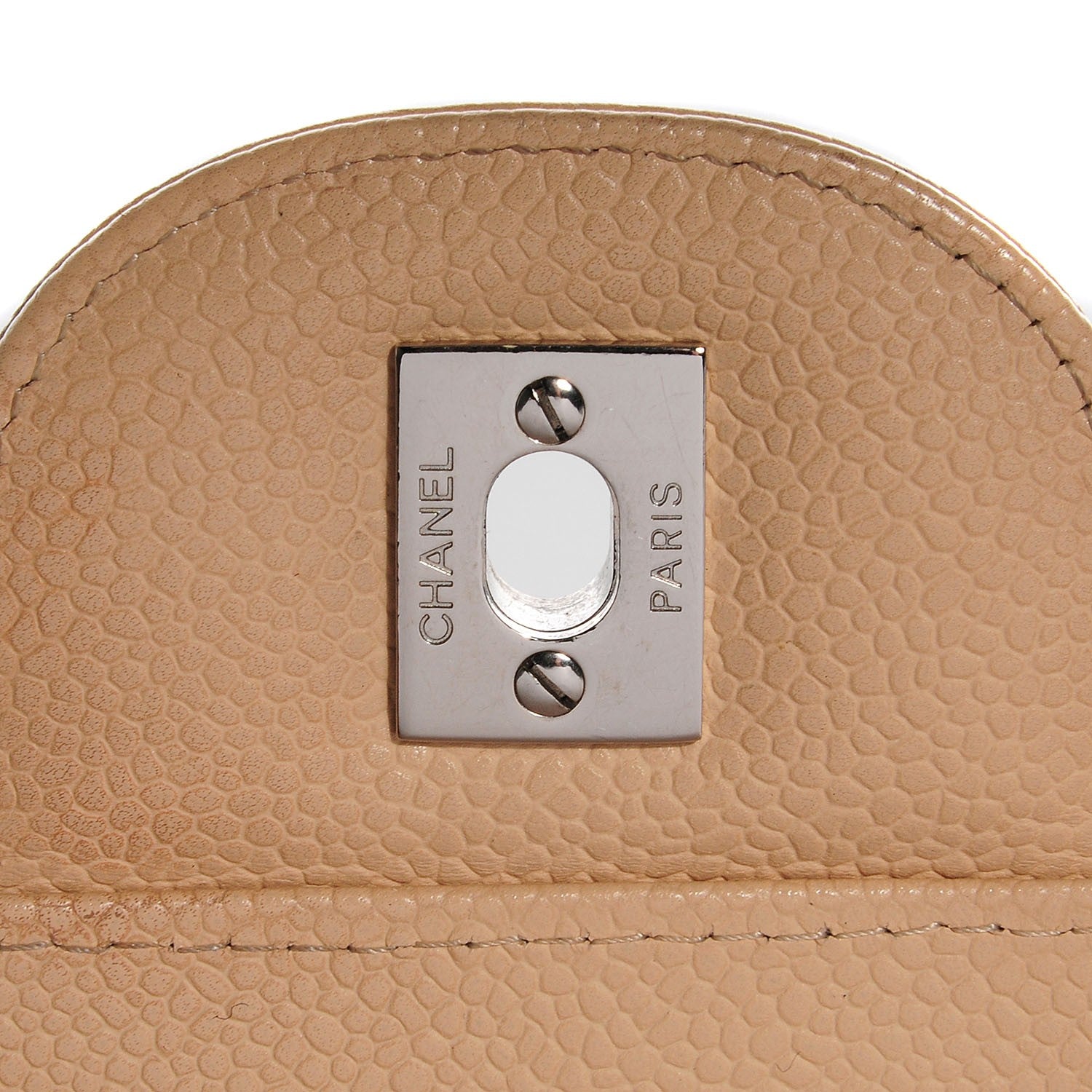Chanel Caviar Quilted Jumbo Single Flap Beige 9 of 9