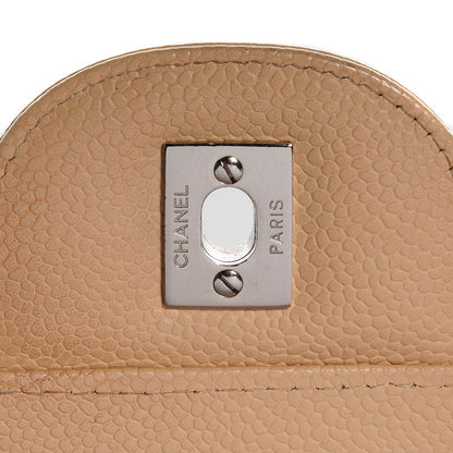 Chanel Caviar Quilted Jumbo Single Flap Beige 9 of 9