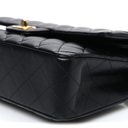 Chanel Lambskin Quilted Medium Double Flap Black 10 of 10