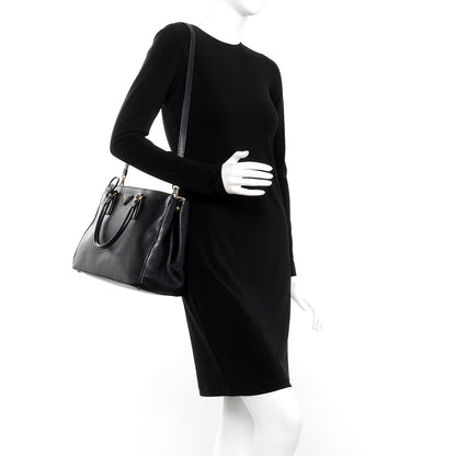 Prada Saffiano Medium Galleria Double Zip Tote Black 2 of 10