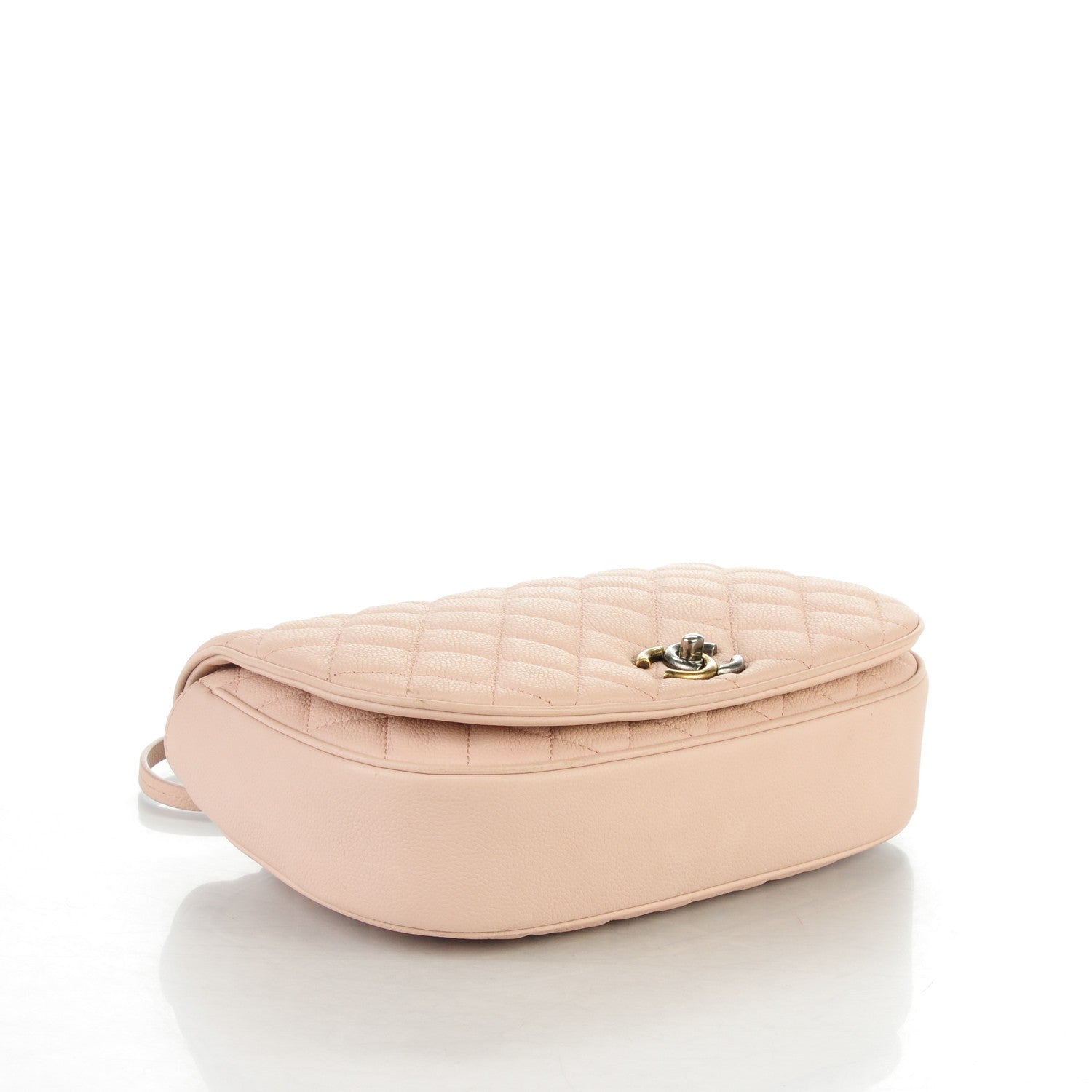 Chanel Caviar Quilted Casual Pocket Messenger Flap Light Pink 4 of 8