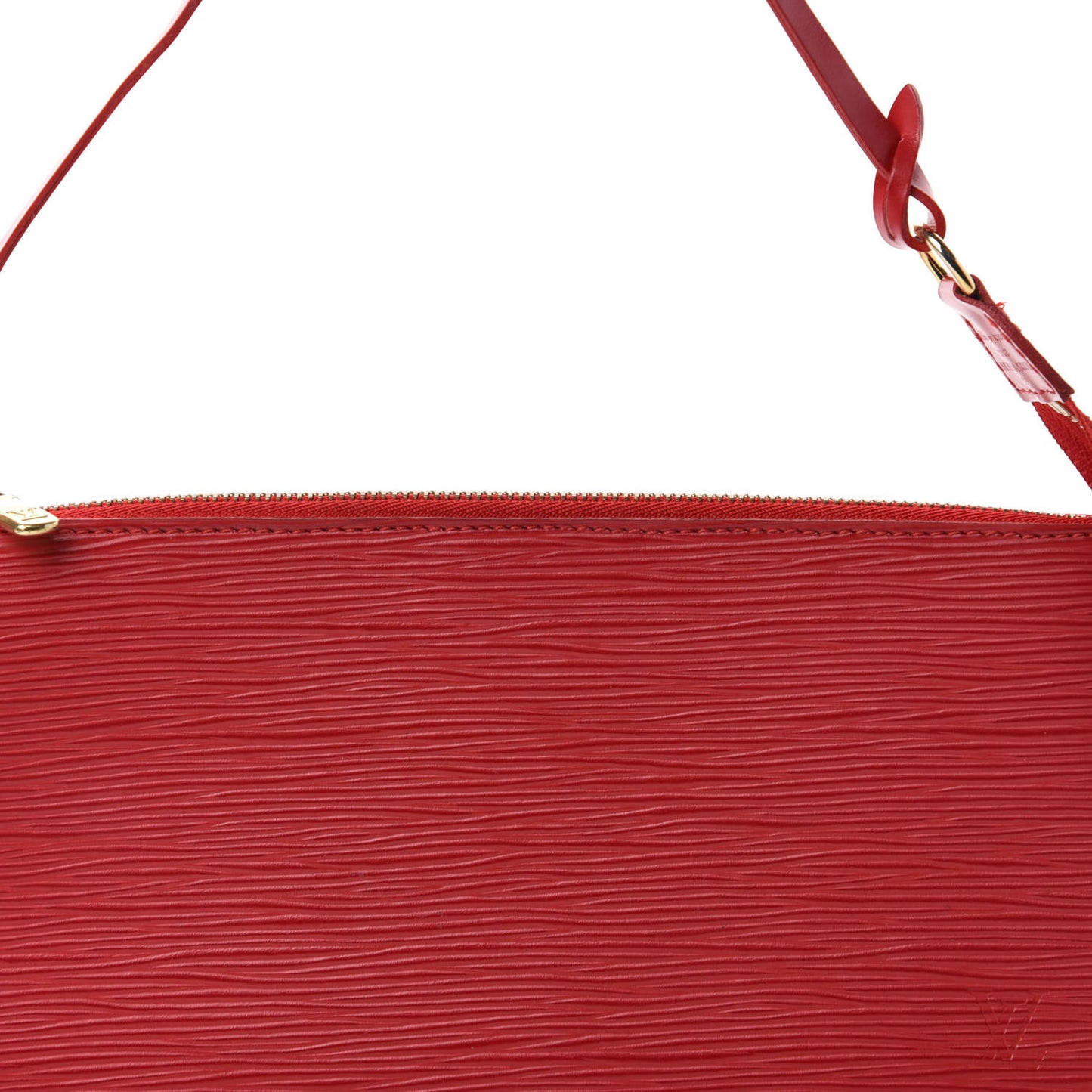 Epi Pochette Accessories 24 Castillan Red