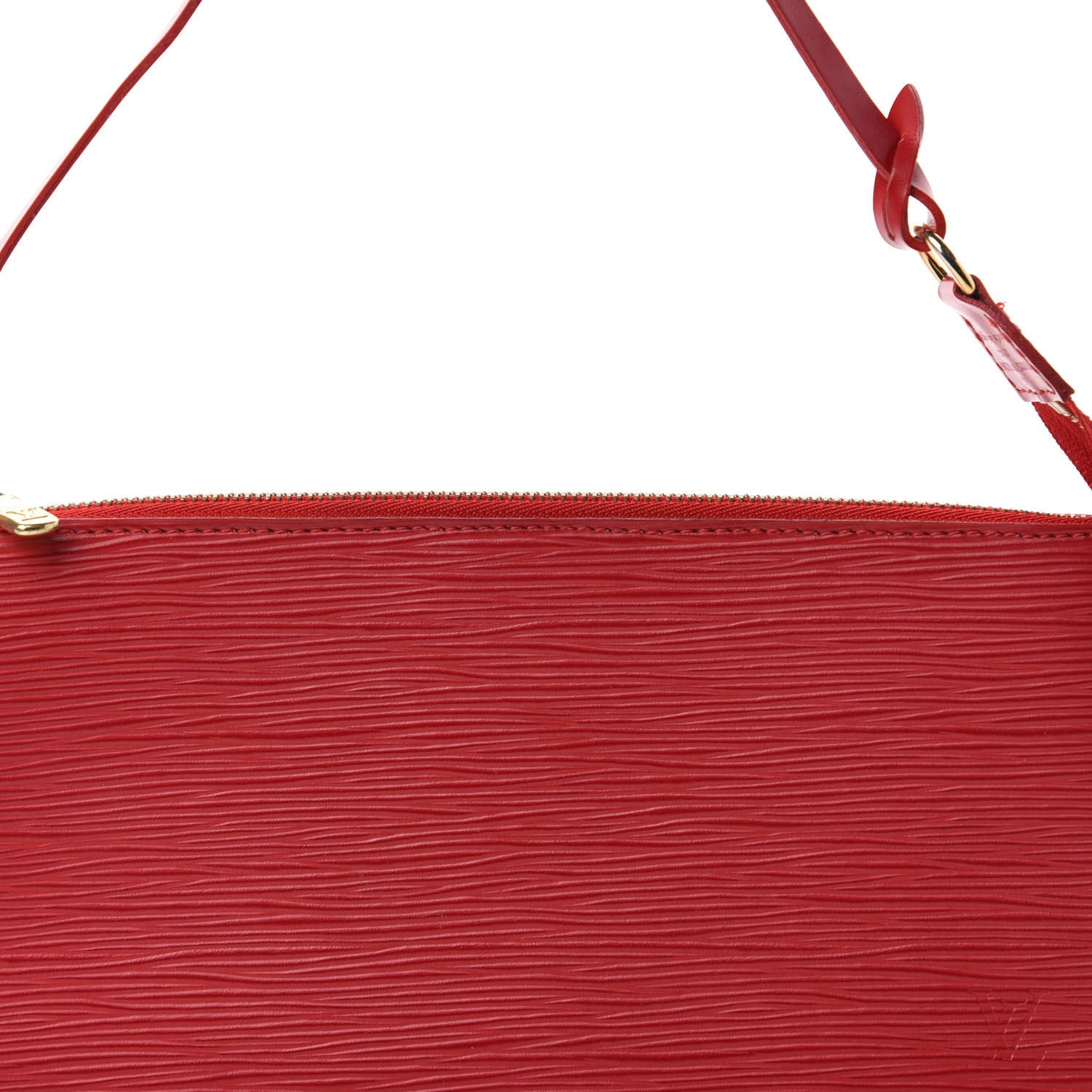 Louis Vuitton Epi Pochette Accessories 24 Castillan Red 8 of 11