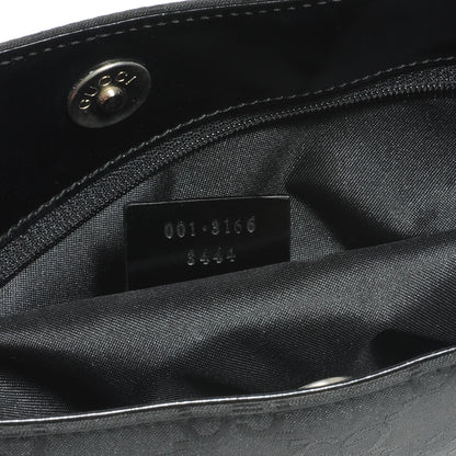 Gucci Nylon Monogram Shoulder Bag Black 7 of 7