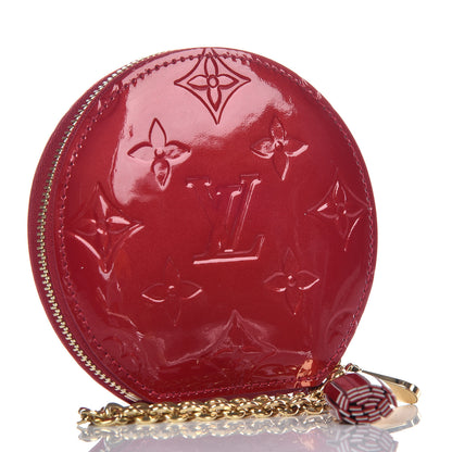 Louis Vuitton Vernis Chapeau Coin Purse Pomme D'Amour 3 of 9