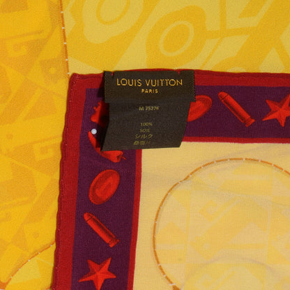 Louis Vuitton Silk Sun Giant Square Scarf 6 of 7