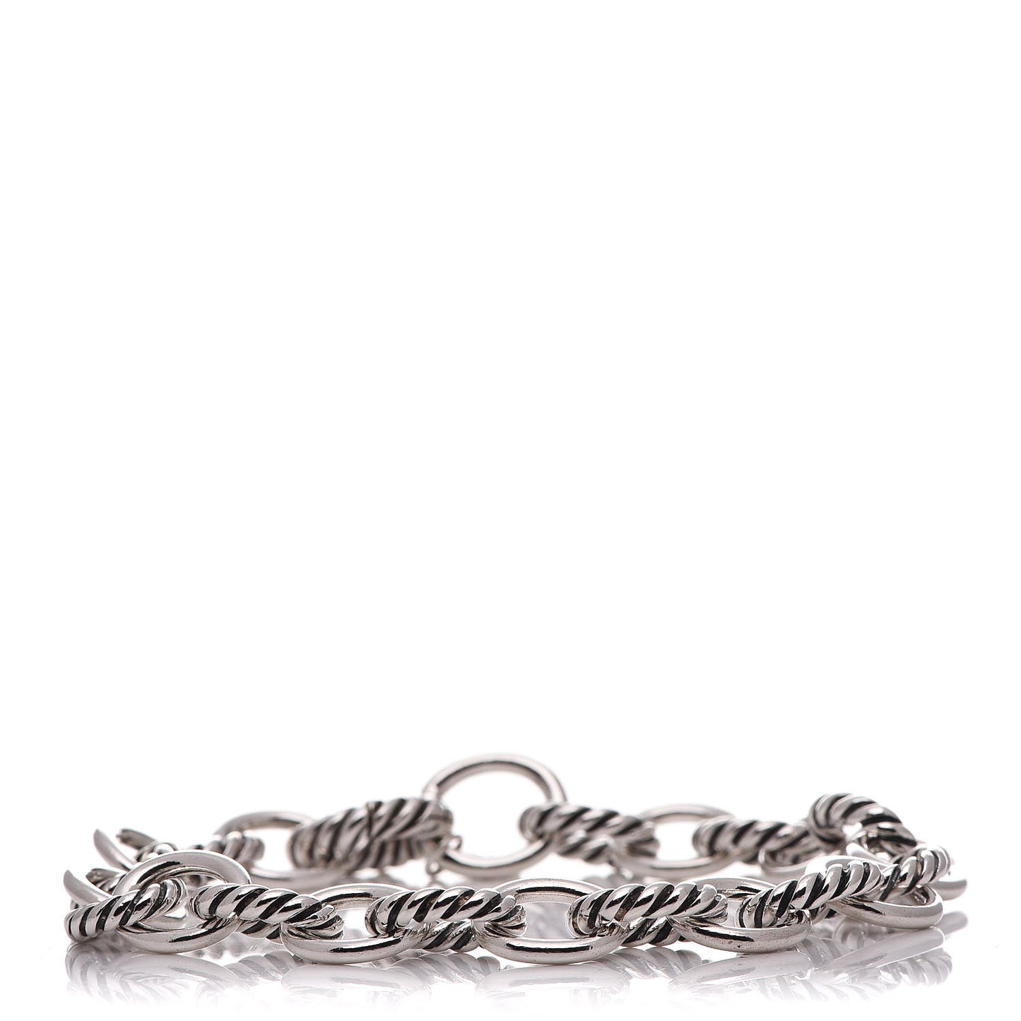 Sterling Silver 10mm Medium Oval Link Bracelet