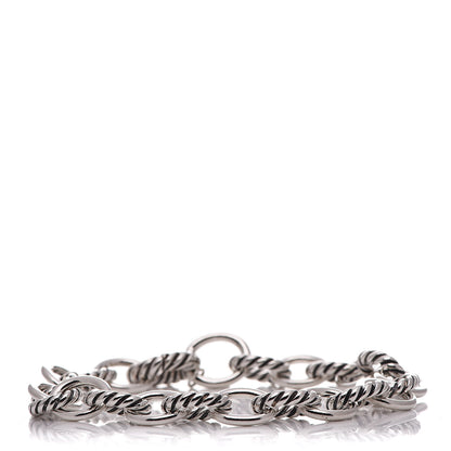 David Yurman Sterling Silver 10mm Medium Oval Link Bracelet 1 of 6