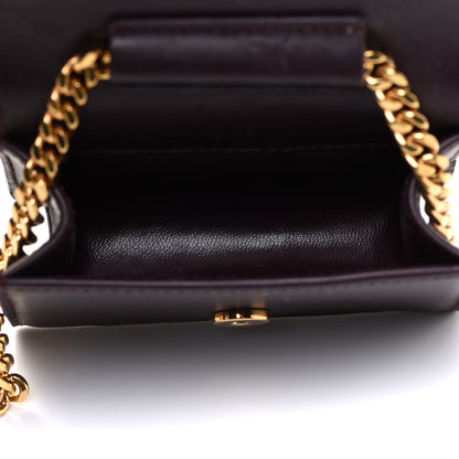 Saint Laurent Calfskin Monogram Mini Candy Crossbody Bordeaux 5 of 14