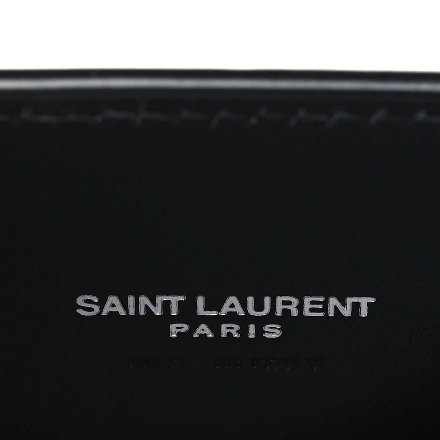 Saint Laurent Calfskin Crocodile Embossed Nano Sac De Jour Black 6 of 9