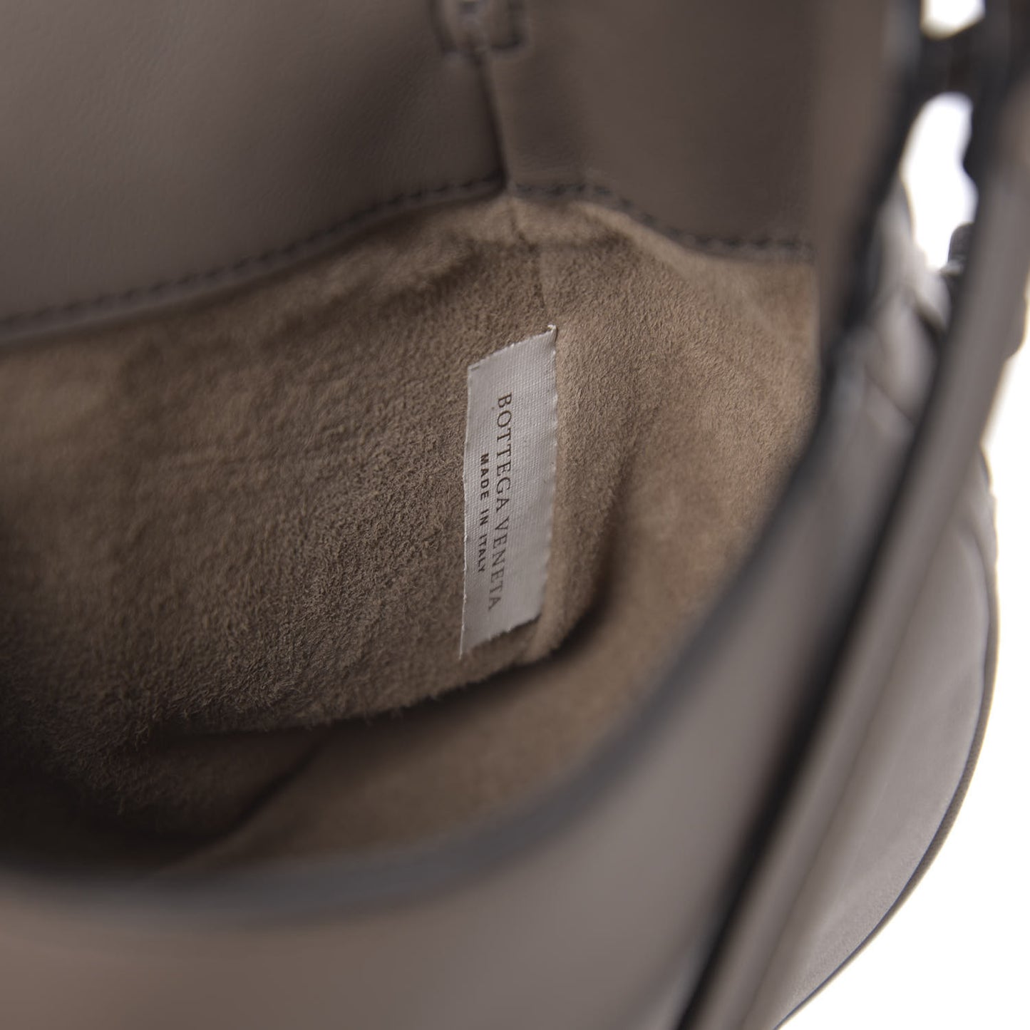 Nappa Intrecciato Small Nodini Flap Crossbody Steel