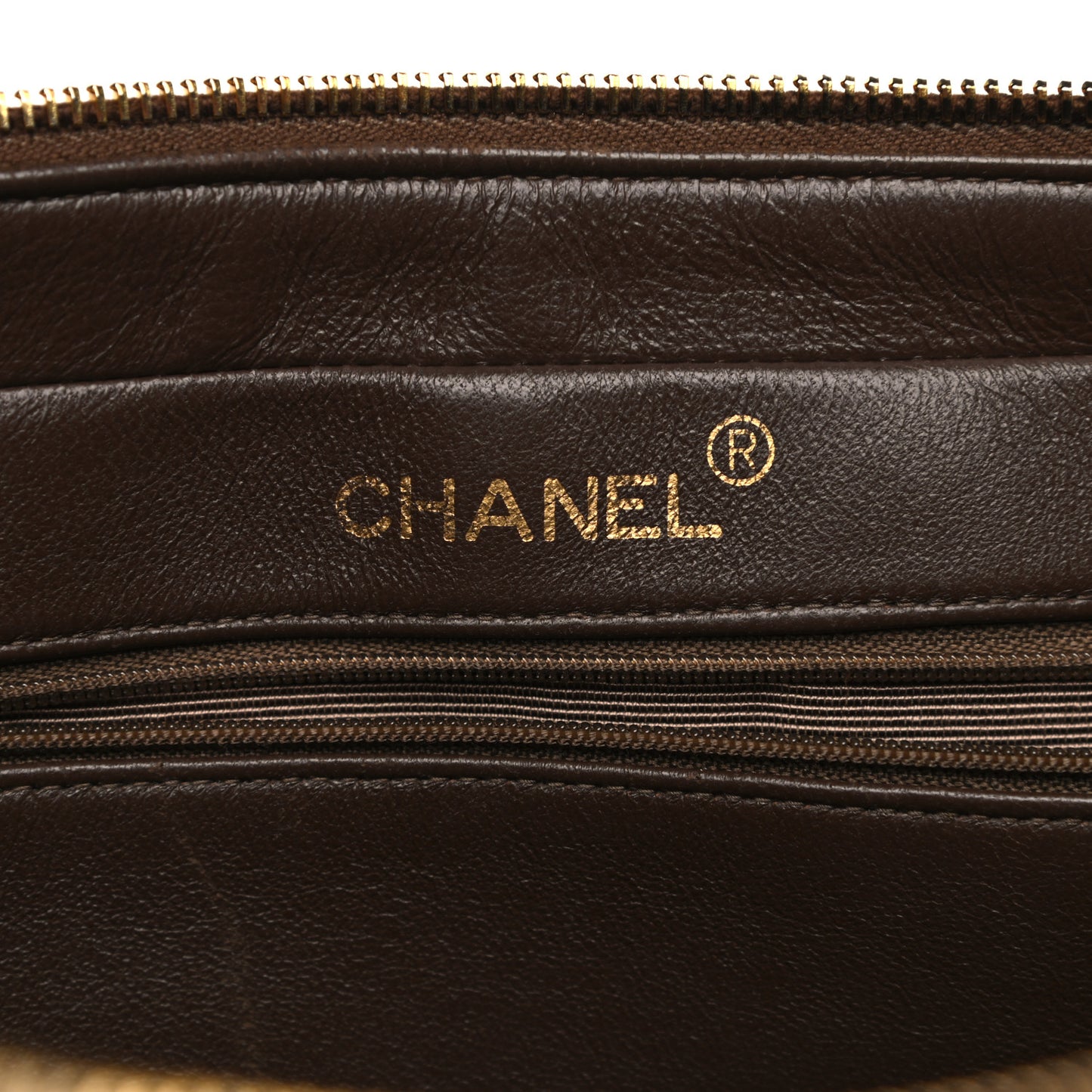 Suede Quilted Shoulder Bag Brown