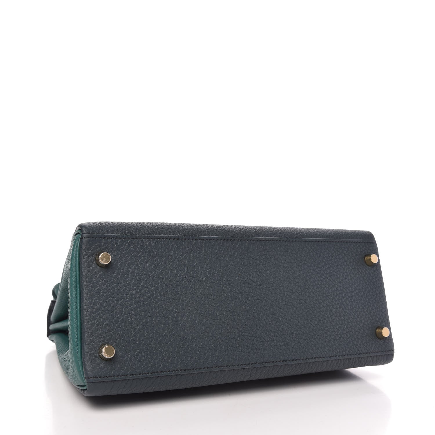 Hermes Togo Horseshoe Kelly Retourne 28 Vert Cypress Malachite 4 of 12