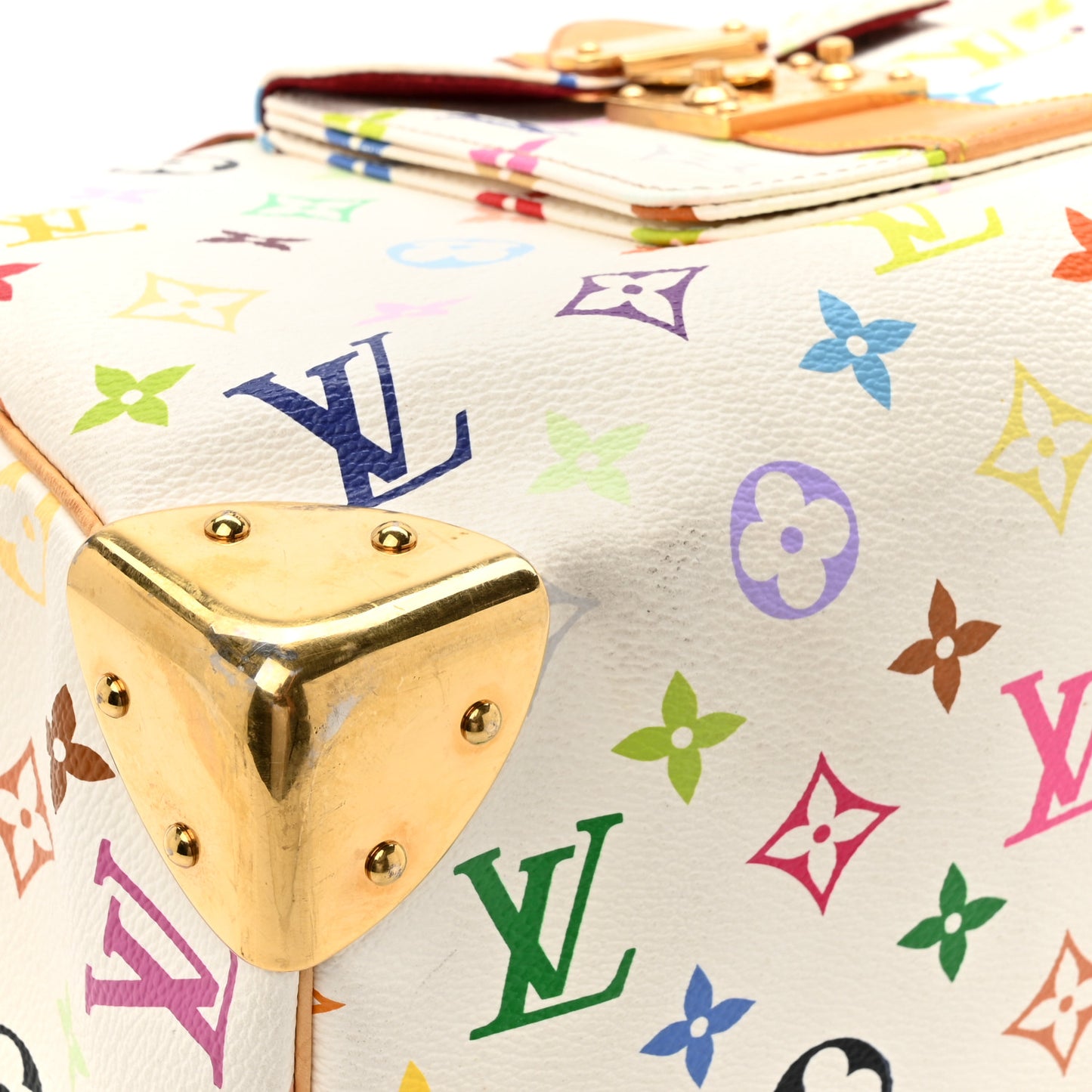 Monogram Multicolor Speedy 30 White